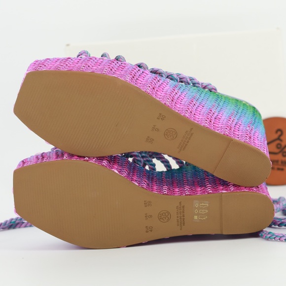 ANTHROPOLOGIE RAPHAELLA BOOZ JUTE WEDGE SANDALS - Picture 8 of 8